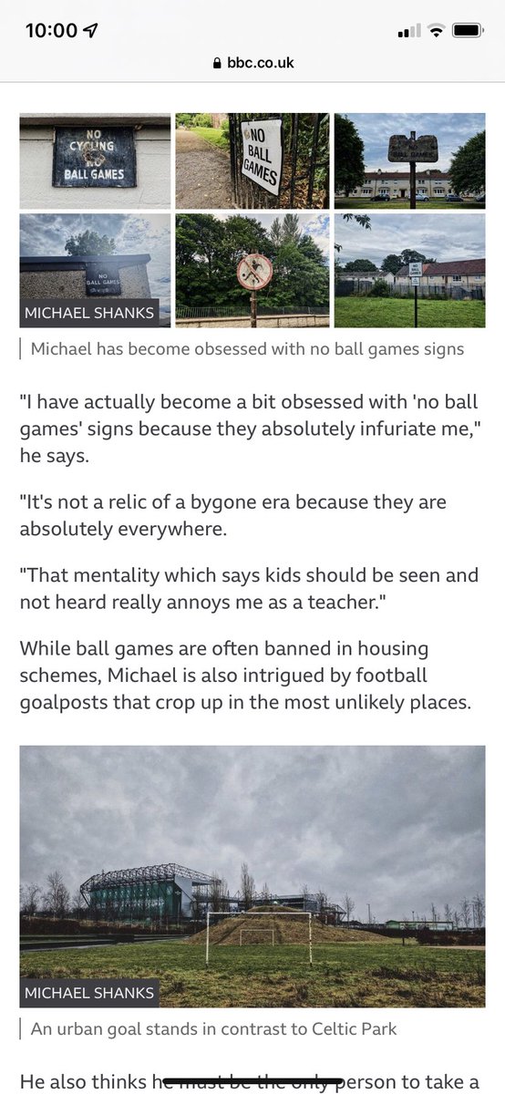 I completely agree with <a href="/mgshanks/">Michael Shanks MP</a> and have often ranted about this to friends. Perhaps this is something that <a href="/CYPCS/">Children and Young People's Commissioner Scotland</a> or <a href="/s_y_p/">scottishyouthparliam</a> might already have considered or would be able to consider addressing? It’s amazing how many there are when you start paying attention #StreetsAre4Play2