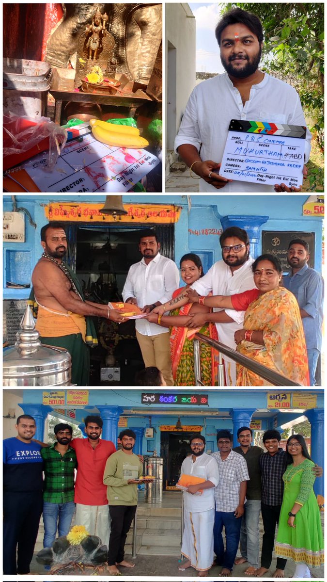 PavanChappidiPC's tweet photo. So happy for this Man @RajaShekar524 ❤️😊

P &amp; S Cinemas' #ProductionNo1
#ABD 🎬❤️

All the best to our entire team! 🎉🎉
@AbhishekVemula5 @DachapallyS @nanimaheshian9 https://t.co/rA1pHGfG5r