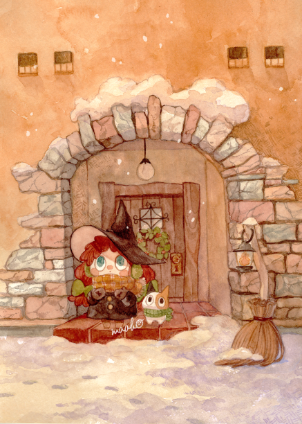 まじょこと雪の日 