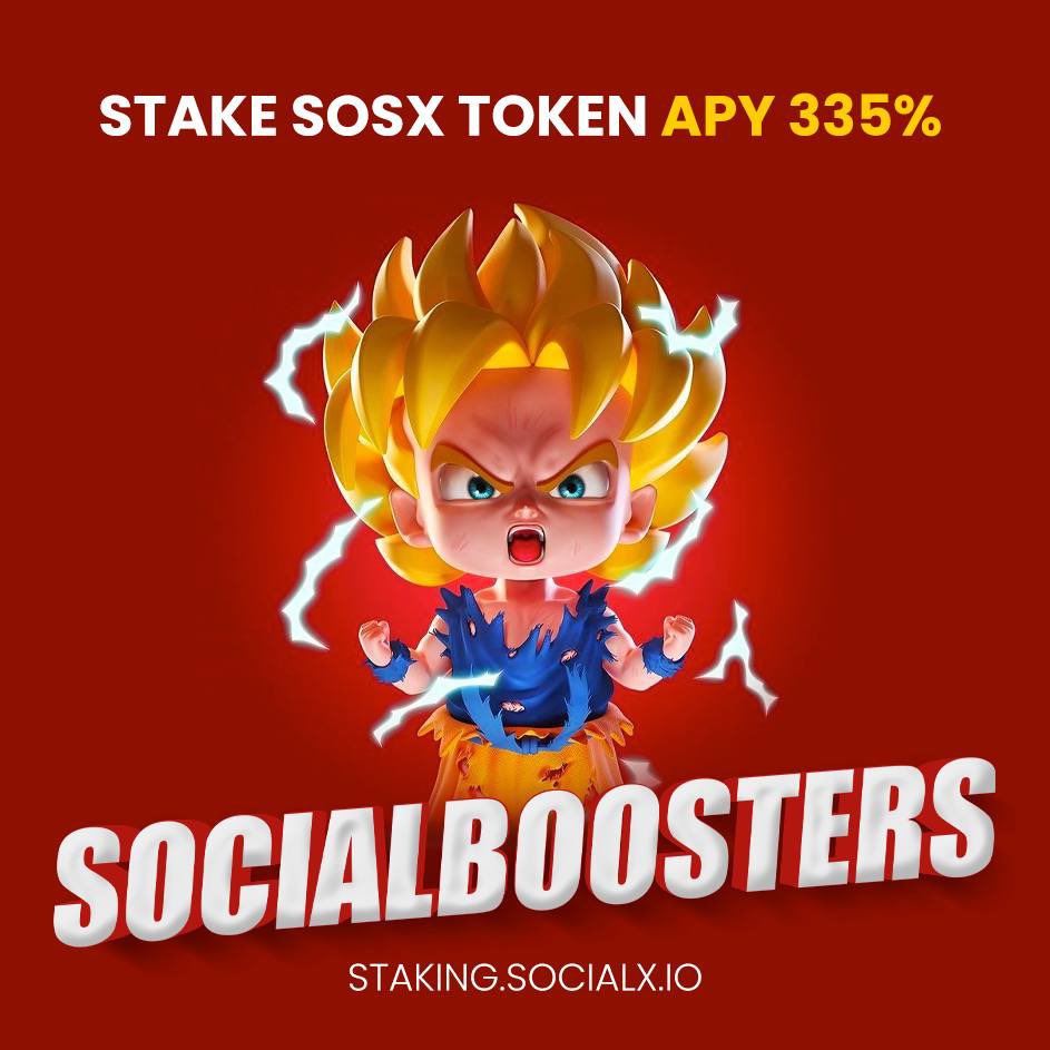 MVavce's tweet photo. @socialx_io launched Social Boosters you can now stake your $SOSX to earn 335% APY in $SBOOST  https://t.co/STRuCJ2FLD  $mana $sand $gala $bnb $ewt $sos  post by: @socialx_io https://t.co/OMLhtGGDit