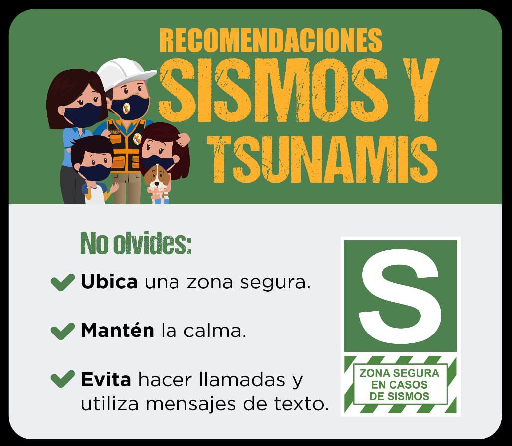 Sismo en Lima 🚨 En caso de #Sismo, sigue las recomendaciones de <a href="/indeciperu/">INDECI</a>.