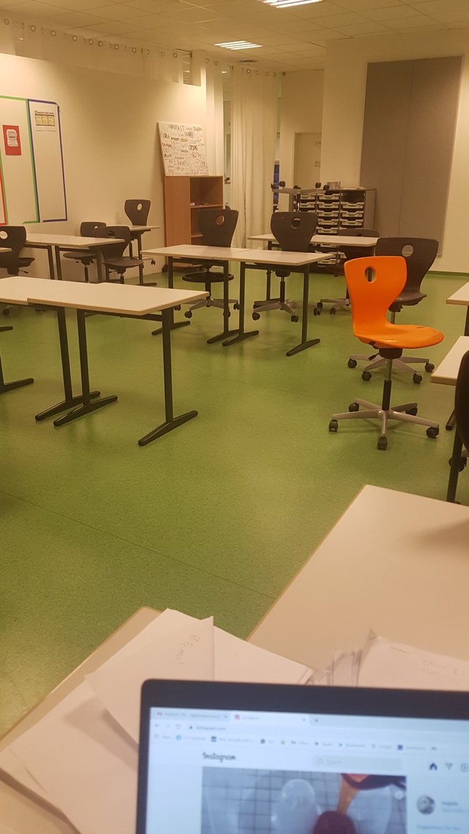 Einn nemandi í tíma hjá mér