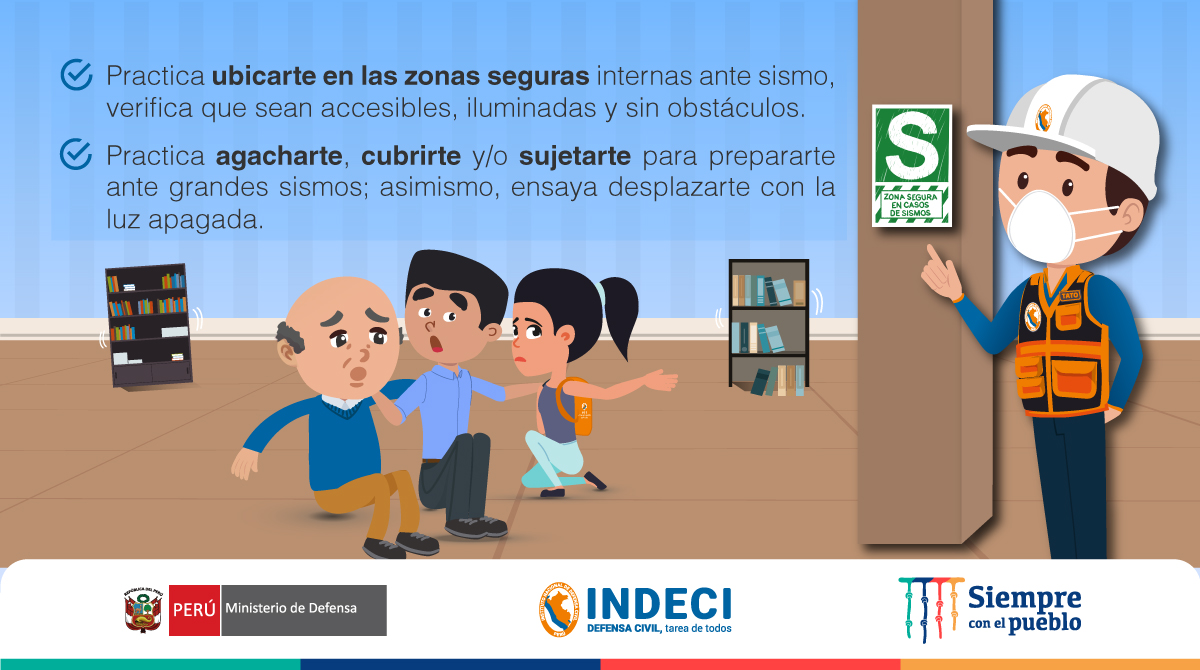 📢 Ante #Sismo de 5.6 registrado hace instantes en la ciudad de #Lima, región #Lima. 🇵🇪💪
⚠️Recuerda:🆗Ubica la #ZonaSegura,✅mantén la calma y usa la mascarilla en todo momento.
No olvides tener a mano tu #MochilaParaEmergencias.
#INDECIRecomienda👇: 
bit.ly/3rKIUrD