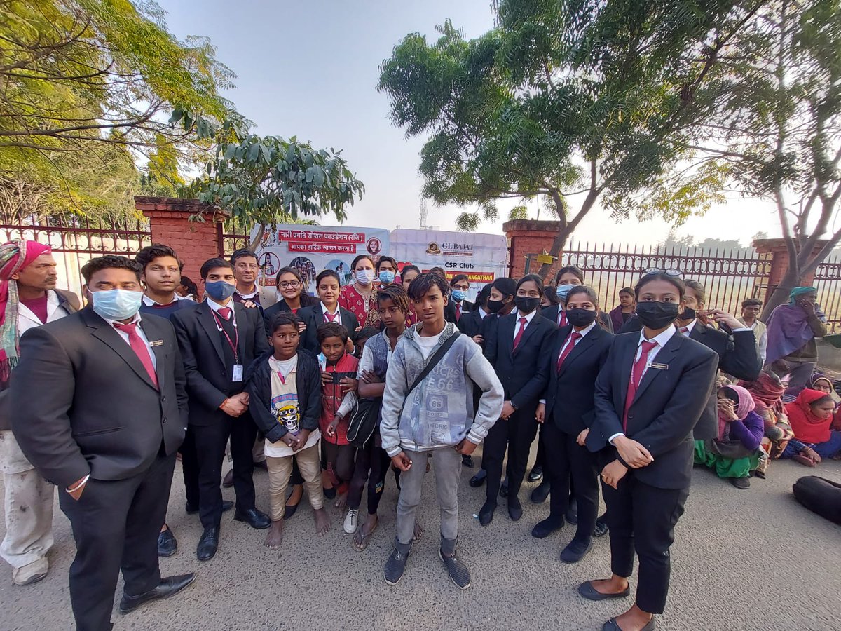 glbajajimr's tweet photo. CSR Club - ‘Protsahan & Sangathan’ of GLBIMR. PGDM Institute in association with NGO Nari Pragati Social Foundation organized CSR Winter Contribution and Distribution Drive - "Be The Secret Santa'' from December 21-31, 2021.
#GLBajaj #GLBIMR #DrSapnaRakesh #CSRClub https://t.co/srIabVqmK5