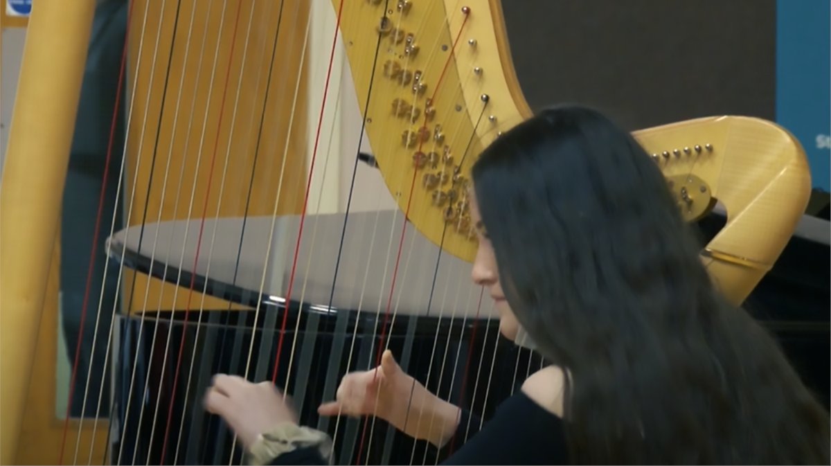 HillsRoadNews's tweet photo. Y12 Hills student Rosie has successfully been appointed as Principal Harpist for the National Youth Orchestra. You can watch and listen to Rosie playing harp at the recent Hills Road Autumn concert https://t.co/t2ewhopLRd https://t.co/5KKrqXjWBX