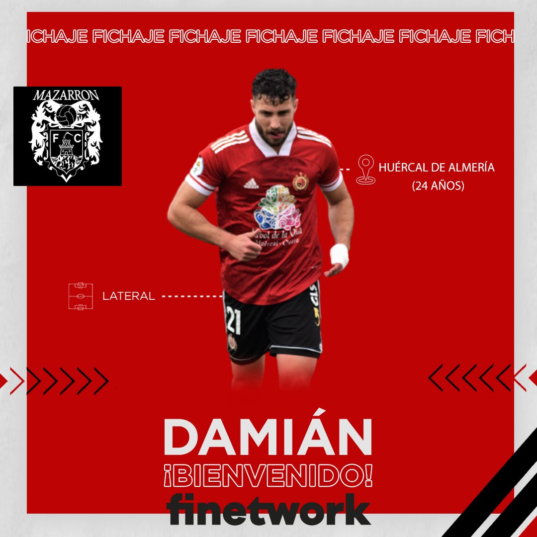OFICIAL 🚨 | Damián Jiménez, nuevo jugador del tomate mecánico 🍅⚙

🔚 El jugador procede del <a href="/uesantjulia/">UE Sant Julià</a>

👦 Pasó por las categorías inferiores del <a href="/MalagaCF/">Málaga CF</a> y <a href="/U_D_Almeria/">UD Almería</a>

🙌🏻 ¡BIENVENIDO! 🙌🏻

✍🏻 mazarronfc.club/oficial-damian/

#SienteElMazarron 🔴🔵
#WeAreMazarrón
