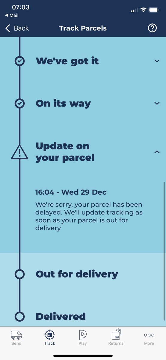 jadee333's tweet photo. Hi @Hermesparcels I ordered something on Monday 27th from Sports Direct. I had an email to say it was in your hands. Turns out this is the message I received… still no update? https://t.co/JBs9DBWx87