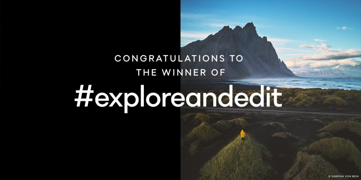 captureone's tweet photo. Congratulations to the winner of our #exploreandedit competition Sabrina von Bein whose otherworldly image of the ethereal beauty of the Icelandic coast took our breath away.
Thank you for all your wonderful submissions - which you can explore here, on our website and Instagram https://t.co/83glwTZF48