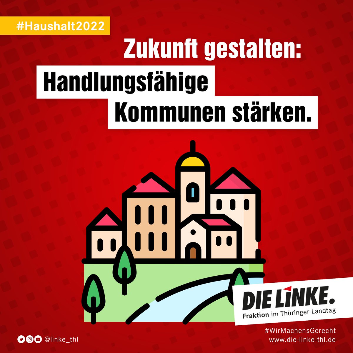 Linke_Thl's tweet photo. „Mit unserem Vorschlag an die #CDU wollen wir einerseits die Handlungsfähigkeit der Gemeinden, Städte und Landkreise ausbauen und gleichzeitig Akzente zur Gestaltung der #Zukunft setzen“, so #RonaldHande &amp; @SBilay. 

#R2G #Haushalt2022 #Kommunen

👉 https://t.co/OeImd27hRU https://t.co/OWCvpMUW8Z
