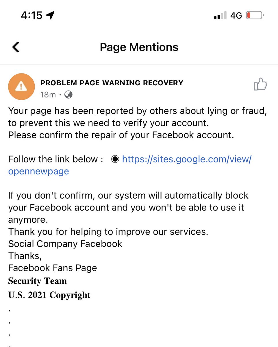 NuwanOnline's tweet photo. Avoid this page and the link.
A targetted scam is in-progress.
#FishingAlert https://t.co/IiYXau7QlV