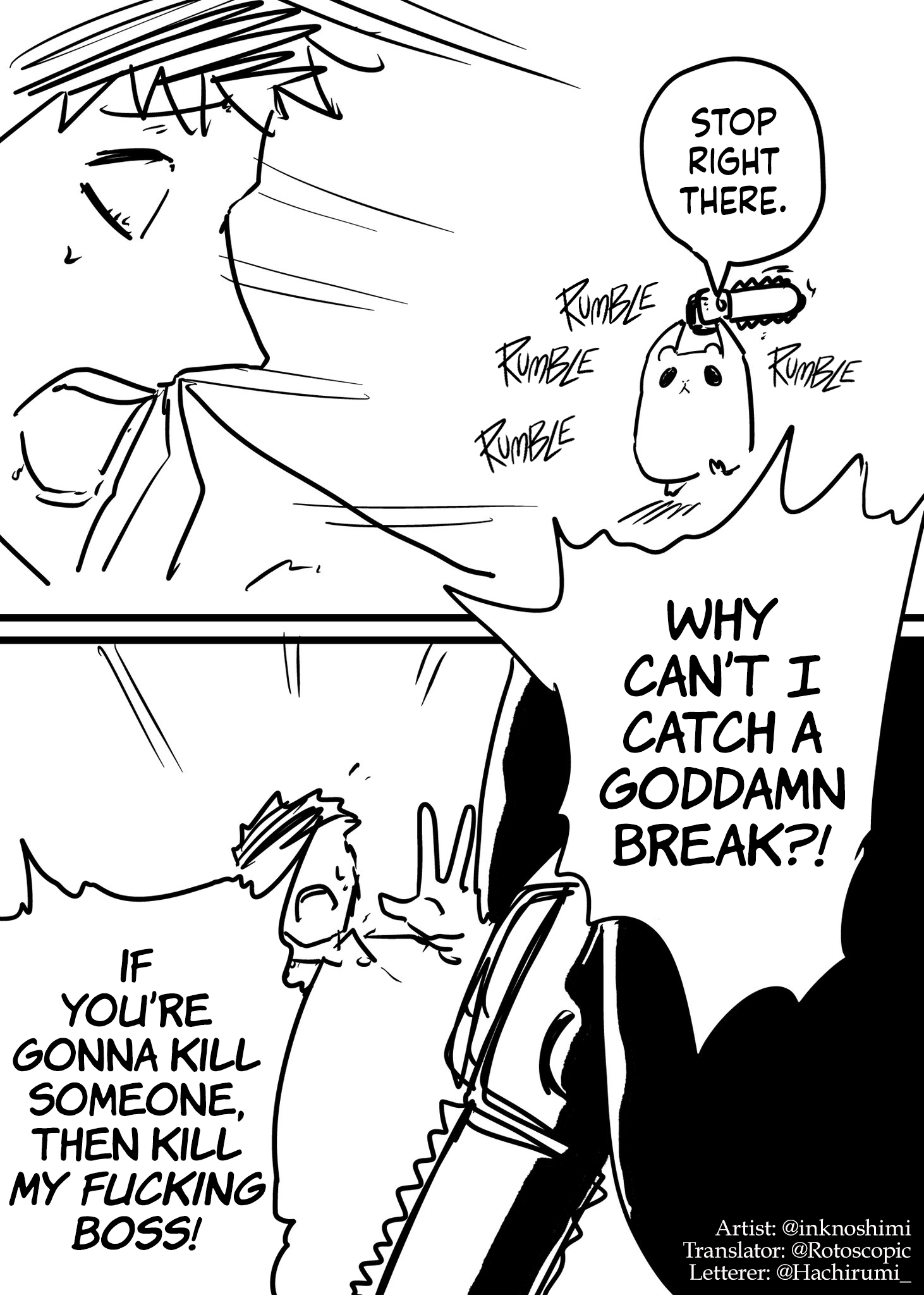The Crazed Murderer Reincarnated As A Hamster Translation Collection (Part 3) / Twitter