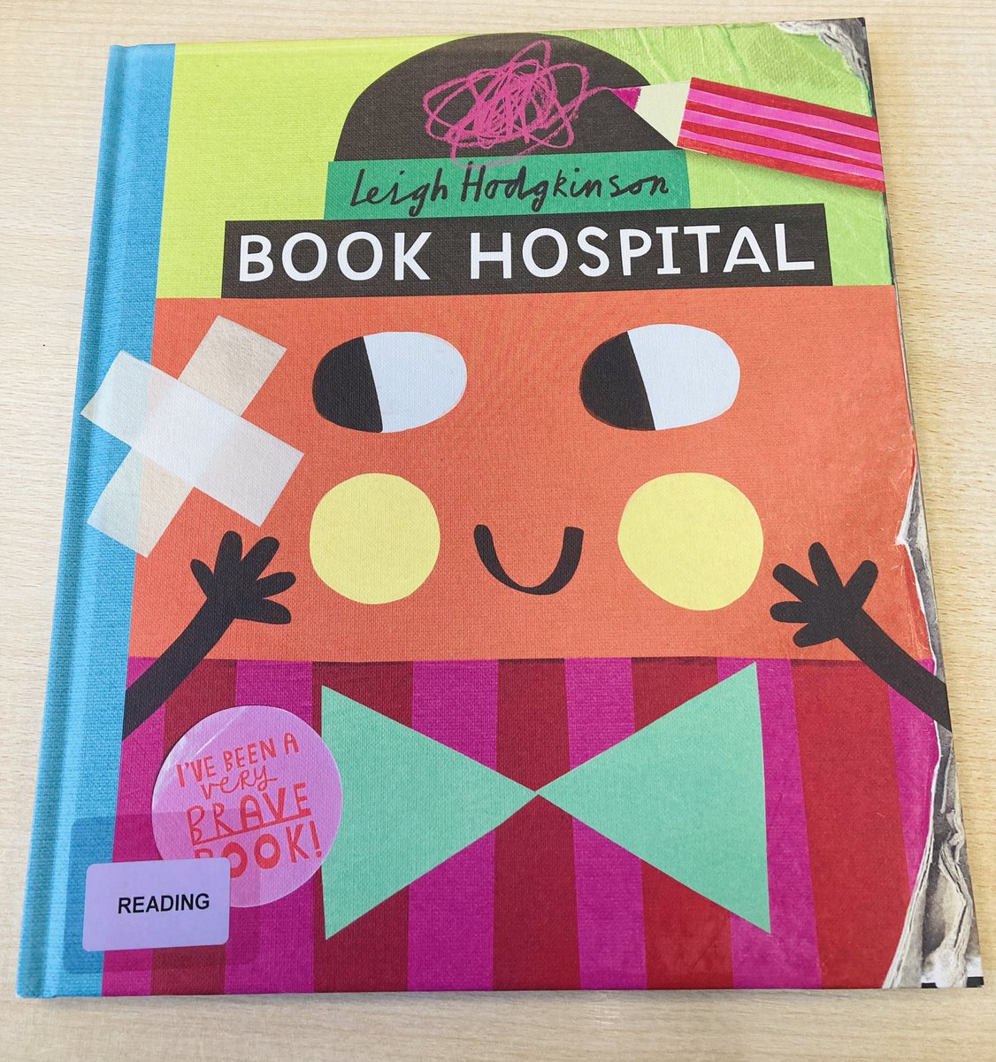 rhicook's tweet photo. This week I have been reinforcing library rules &amp; book care with our EYFS/Pre Pre children using the marvellous #BookHospital by @hoonbutton. More than once, I have turned to this page and a pupil has said ‘that person looks like me!’

#RepresentationMatters #Diversity #Inclusion https://t.co/Q2Q69H12Vy