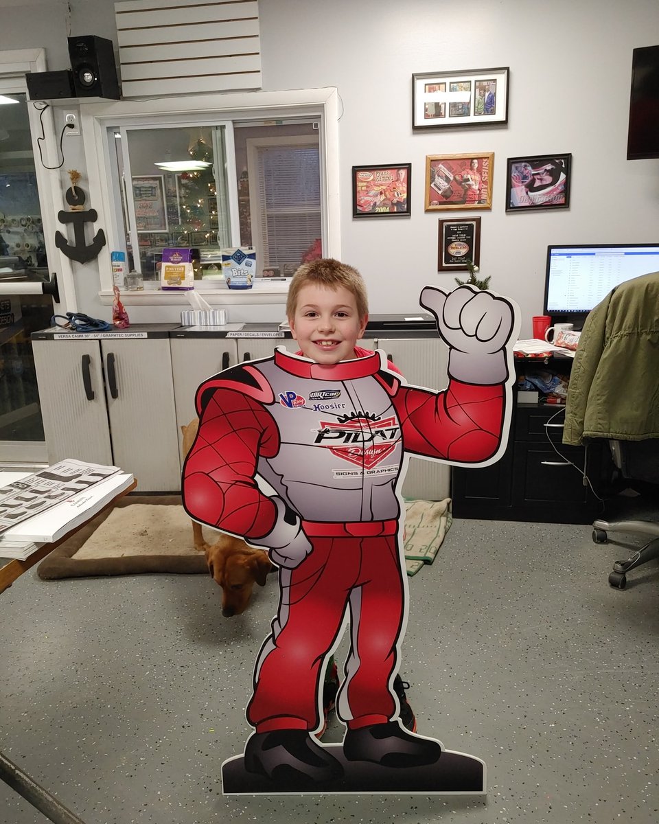 pilatdesign's tweet photo. Attention Race Tracks. Looking for a great item for the young fans. We offer a driver cut out with full custom graphics. 4 ft. tall driver cutout is cnc cut out of 1/4 inch thick PVC plastic. Call or message us today to order yours. https://t.co/AnubDVZd36