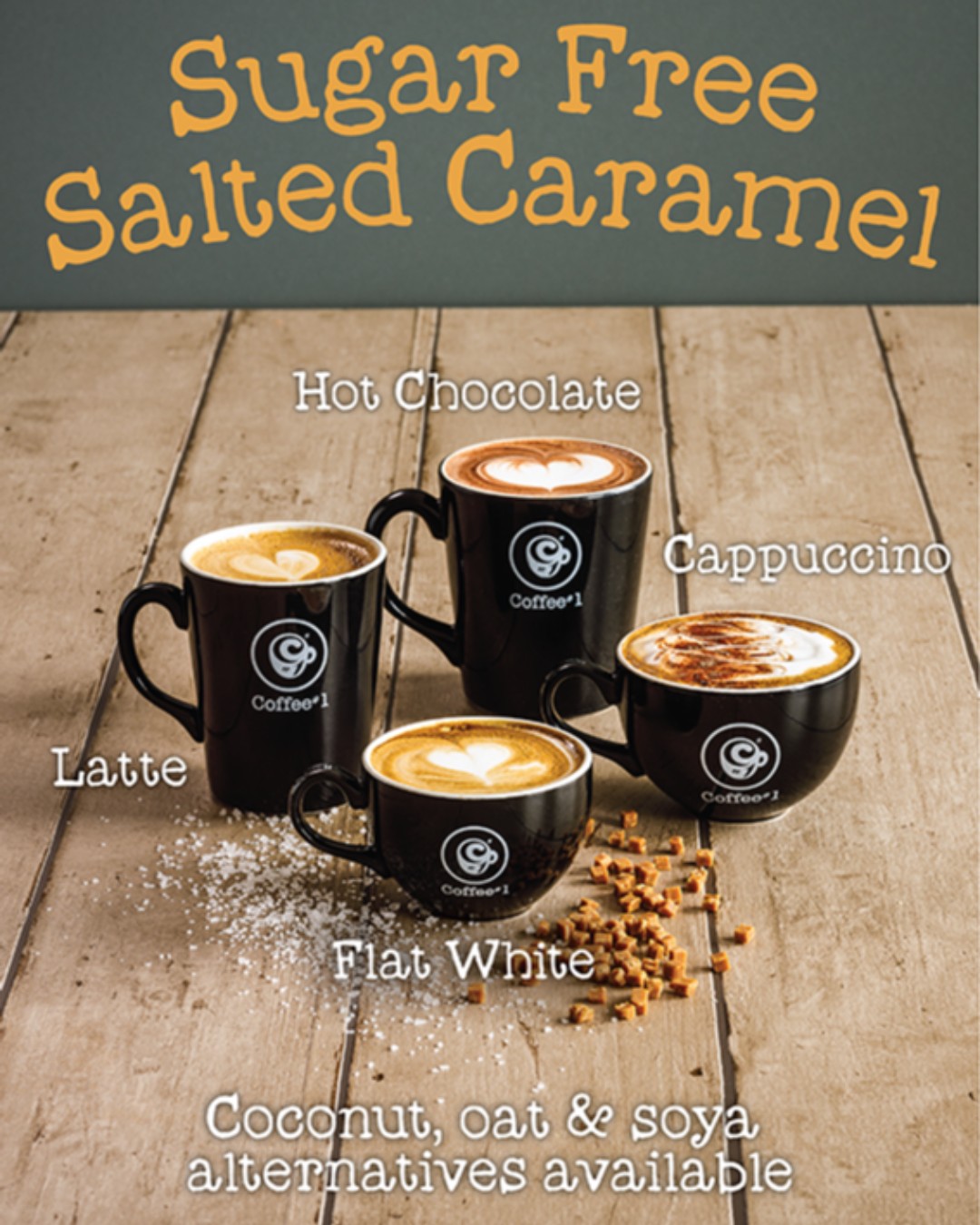 Sugar Free Salted Caramel Cappuccino
