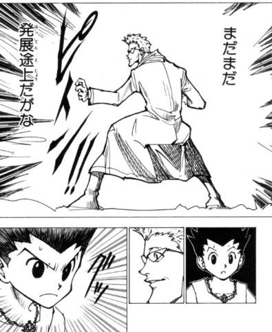 ここで「あ、出た 善悪に頓着のないゴン描写」
を もう説明しないでわかる読者にだけ任せてくれるのがいい
それも含めてすべてが最高のシーン 