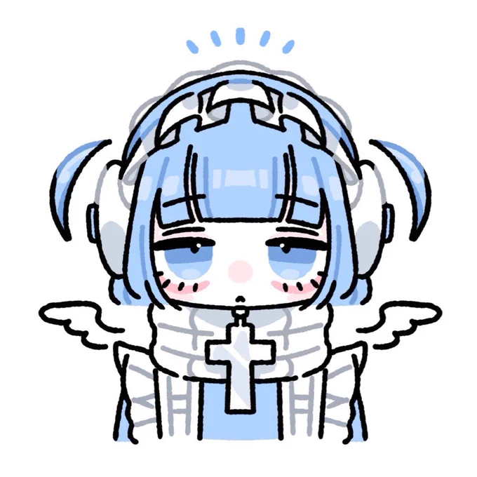 ヘッドドレスの形に悩みすぎて狂ってきた 
