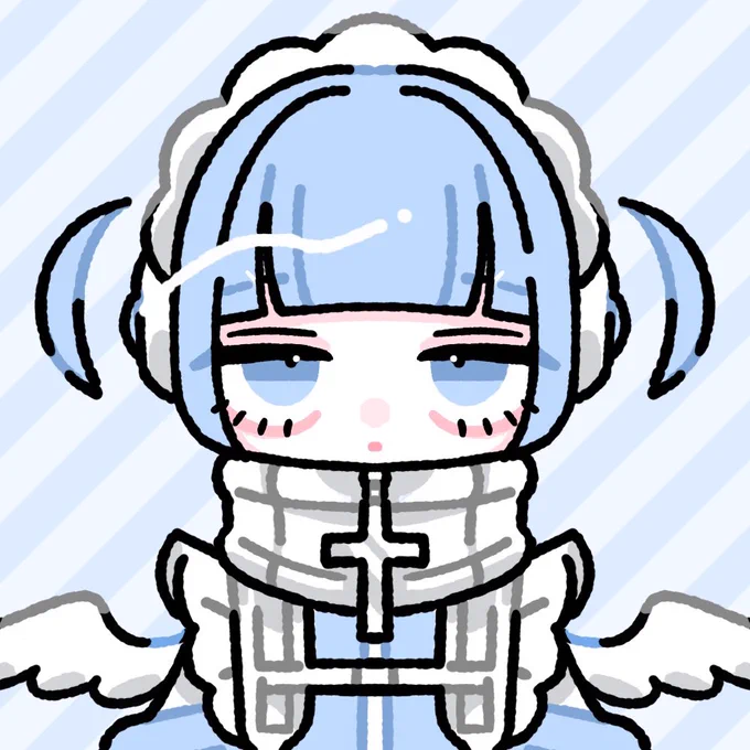 ヘッドドレスの形に悩みすぎて狂ってきた 