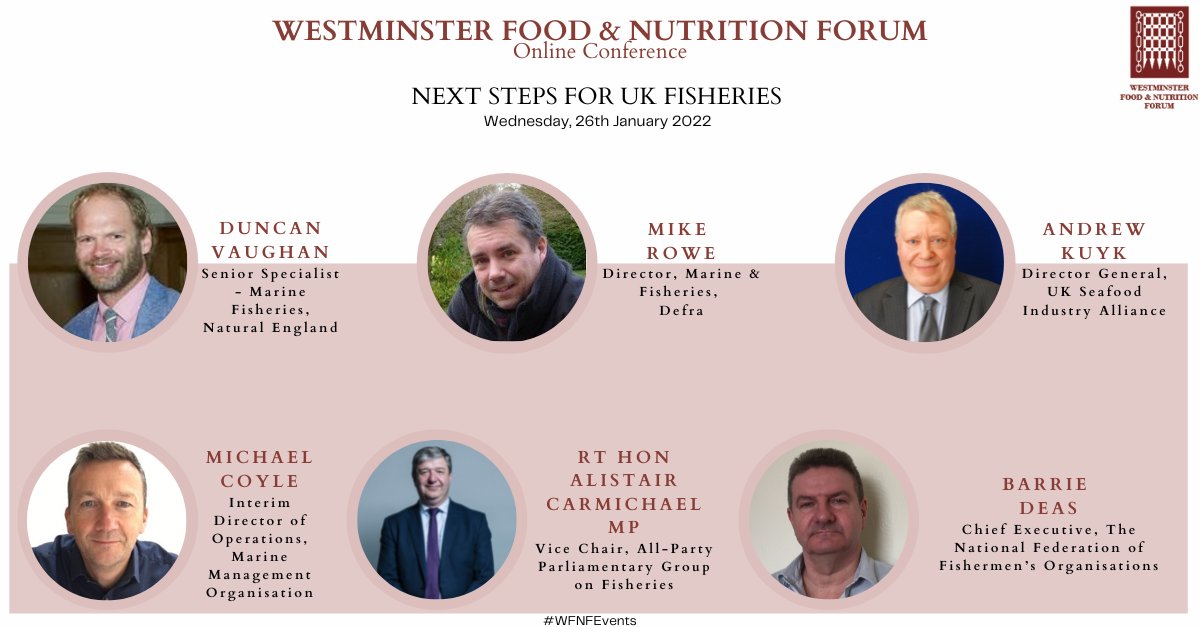 WFNFEvents's tweet photo. @WFNFEvents will have keynotes &amp; panellists Mike Rowe @DefraGovUK @planningseas @NaturalEngland @The_MMO @amcarmichaelMP @NFFO_UK &amp; Andrew Kuyk discussing UK #Fisheries. To book your place for the 26th January, click here: https://t.co/BqGqvZspAh #marinerecovery https://t.co/0YYcIzCMCD