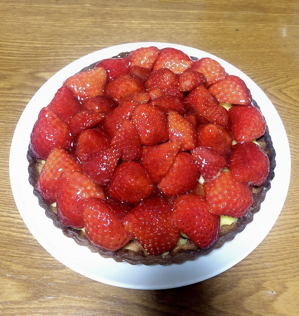 yukicook14's tweet photo. #いちごタルト  #お菓子作り https://t.co/XLXGUNlKs3