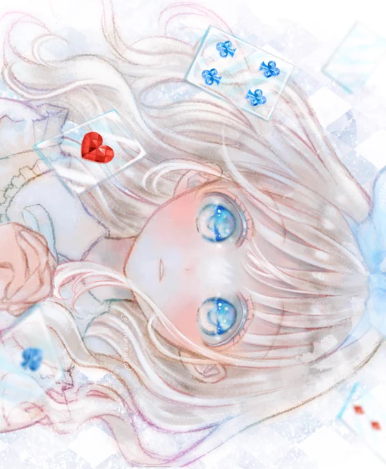 描き初めアリスちゃん💠 