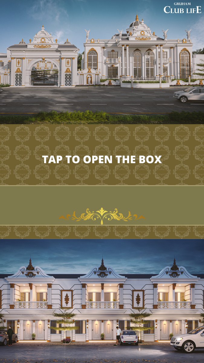 GruhamDevelope's tweet photo. Open the box of luxurious lifestyle
Click and experience the lavish amenities of our residential and weekend projects.
#realestate #Residential #weekend #gruham #gruhamdevelopers #gift https://t.co/KtPx1iiy54