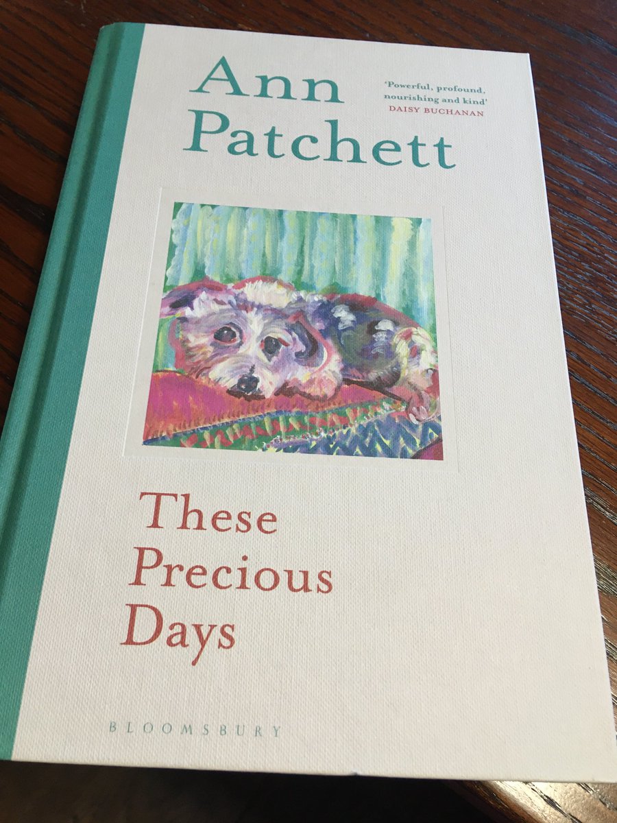 fionamsharp's tweet photo. Currently reading @BloomsburyBooks #AnnPatchett #ThesePreciousDays https://t.co/mtTHaiaUxh