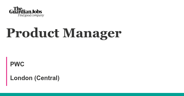 aproductmanager's tweet photo. PWC: Product Manager: Competitive: PWC: In Deals we solve the important problems that stand in the way of value being created, sustained, realised or protected for our clients - working toge London (Central) https://t.co/J5nUsfaFHD https://t.co/w3sQFtXCuz
