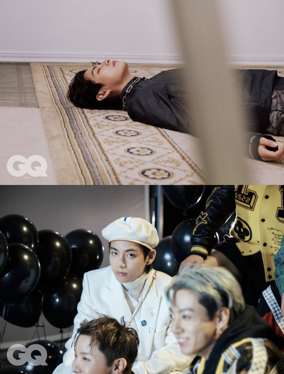 love_tae_4ever's tweet photo. 【GQ KOREA / BTS】

'BTS SPECIAL' BEHIND THE SCENE (PHOTO) 
#V_cut

#BTSXLVbyVOGUEGQ #LouisVuitton #BTS https://t.co/2j7IHcQkSZ