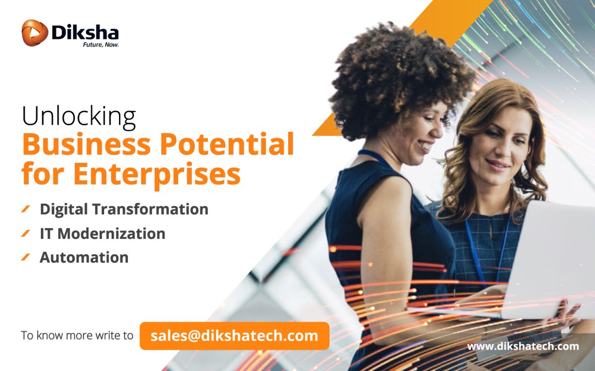 DikshaTech's tweet photo. Transforming Enterprises! https://t.co/4bEsQV0A3n