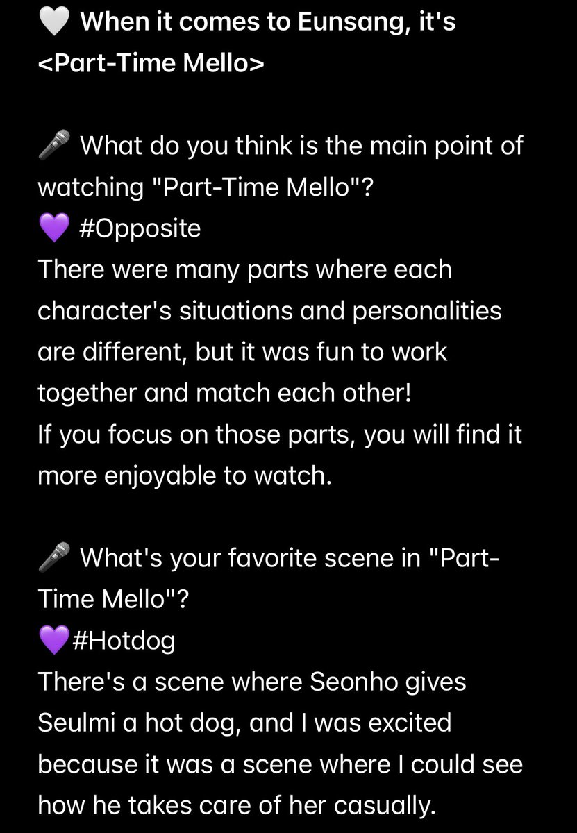eunyverse_'s tweet photo. 📰 #LeeEunSang
[Part-Time Mello Interview] (1/4)

⇒ translation may contain some errors

📎 https://t.co/A6VWBBd944

@LES_BNM @BNM_BRANDNEWZ #강하운 #이은상 #파트타임멜로 #PartTimeMello https://t.co/joxfTPUOZa