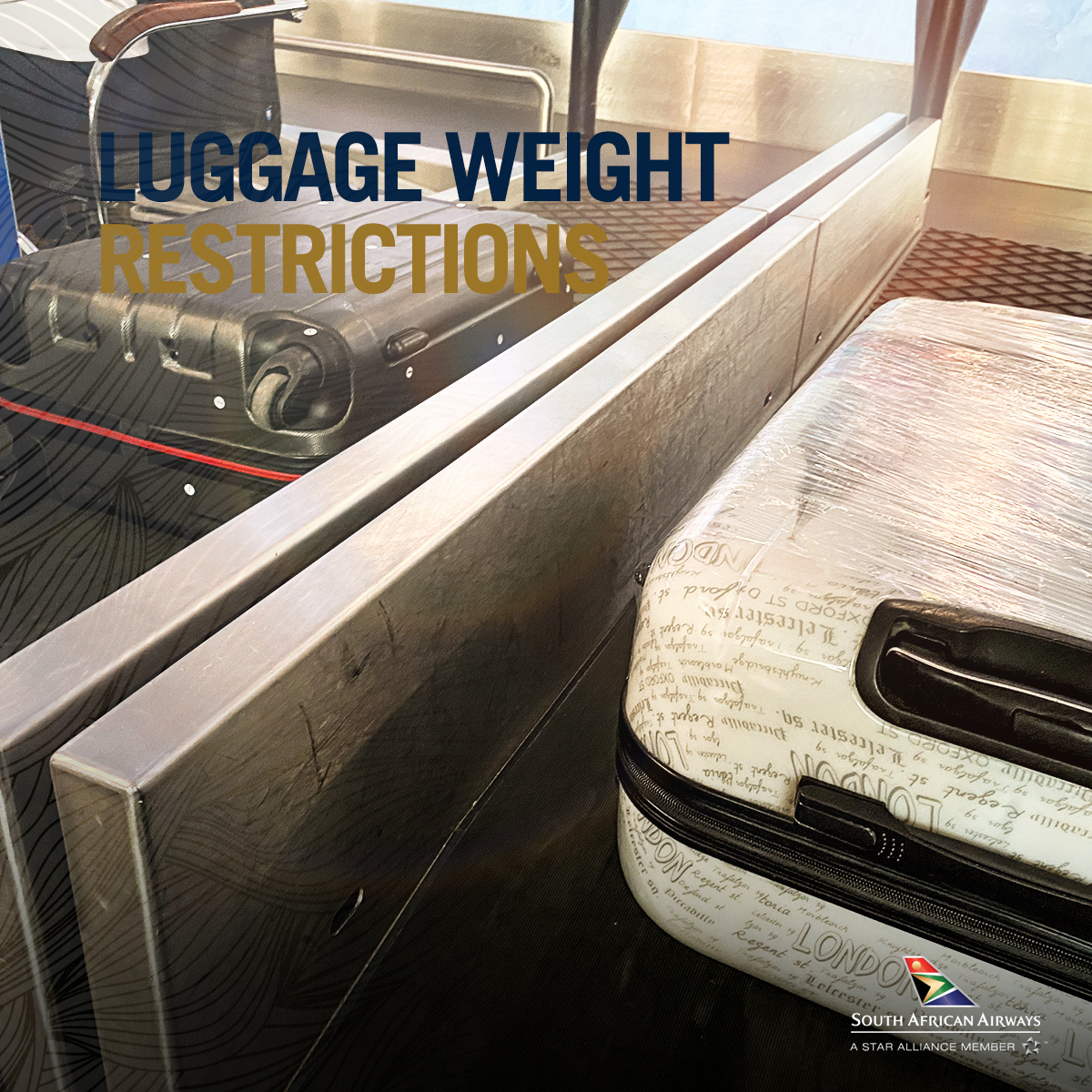 Returning from holidays? let us help you pack. You’re allowed checked-in baggage &amp; carry-on luggage for FREE or upgrade to business class for extra. Learn more: bit.ly/3DMQAid
Book your seat now. Visit flysaa.com  #FlySAA #LetsGoTheDistance
