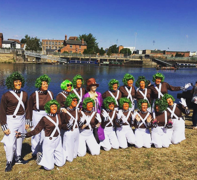 NUHAcuteSLT's tweet photo. Next up: our lovely stroke SLT team! They cover the acute stroke wards C4 &amp; C5 at QMC and Daybrook stroke rehab at City! It’s currently the only part of our service that has weekend SLT cover with a 6 day service! Here they are when they did the charity dragon boat race in 2019 https://t.co/FjKokbEdsF