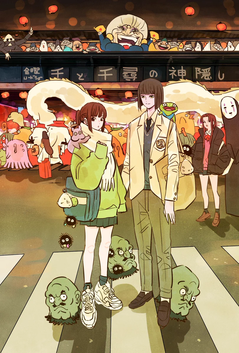 「千と千尋の神隠し」の？千とハクが高校生になった姿！