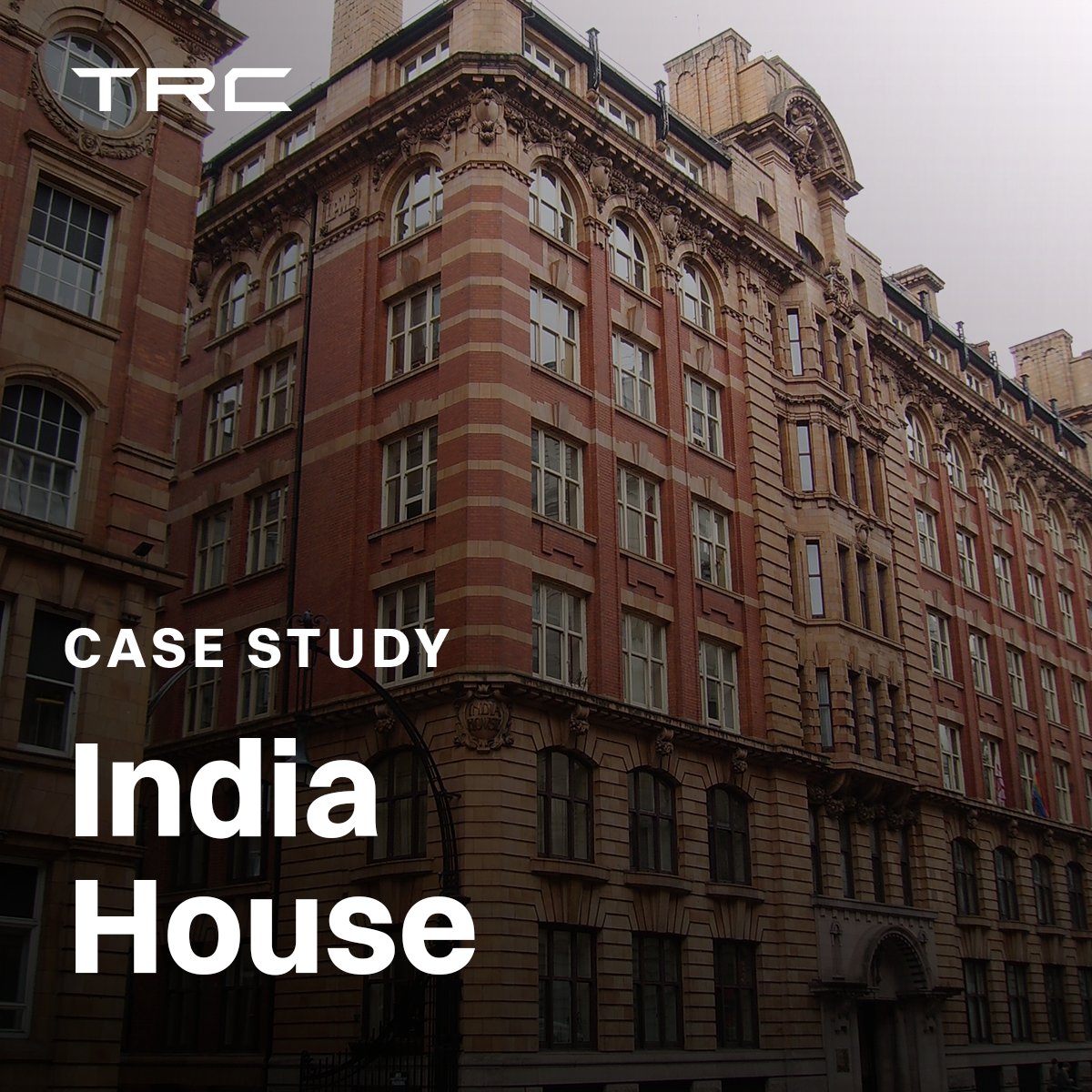 TRCContracts's tweet photo. Situated in Manchester, we have been contracted to help restore the Grade-II-listed India House.

This project, valued at £1.1M, will see the restoration and refurbishment of timber sash windows throughout the building.

Find more case studies below:
https://t.co/RTv4ExE9nN https://t.co/1oBzEYpUtP