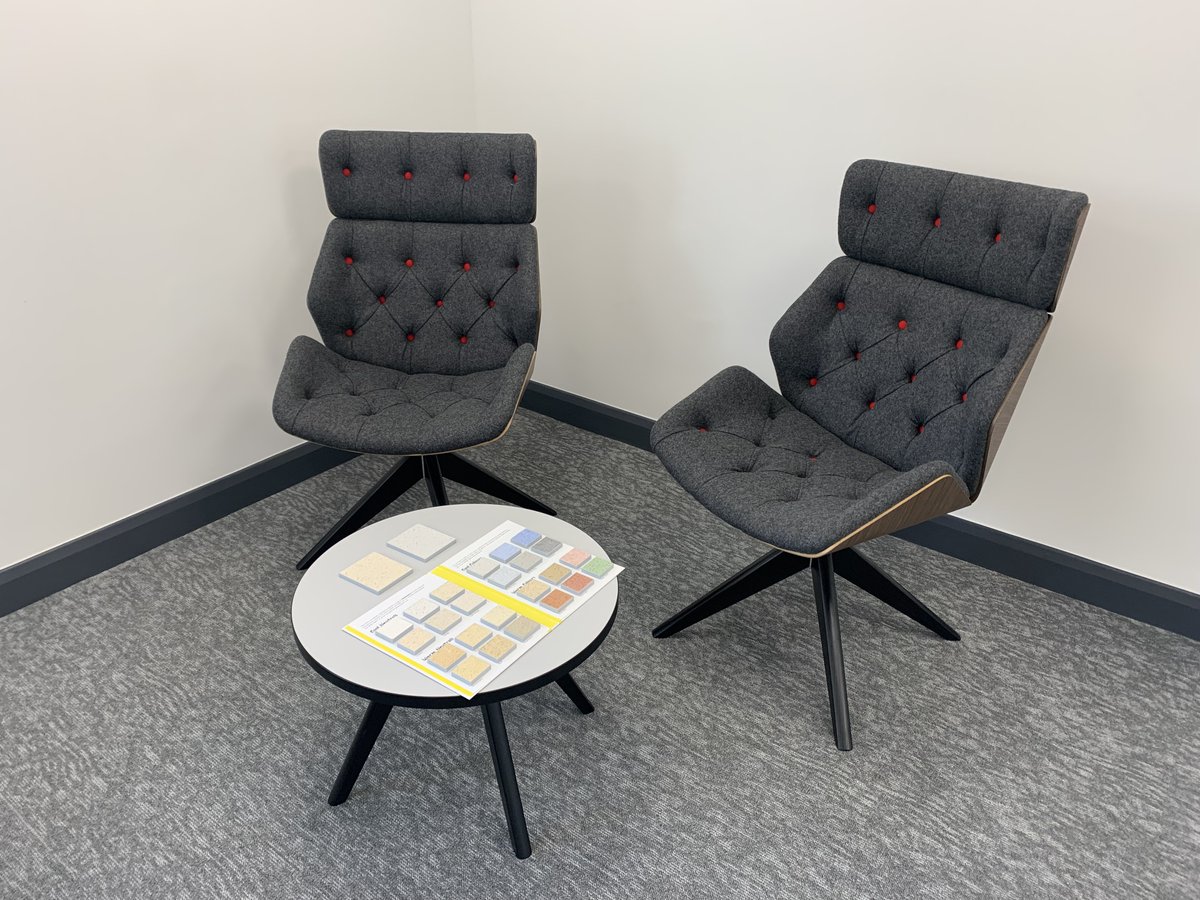 OneSolutn's tweet image. Here's a full turn-key fit-out scheme we recently completed for our clients re-location in Mountsorrel, Leicestershire. Thought we'd share, take a look... #interiordesign #fitout #partitions @Elite_Furniture @camira @TarkettUK