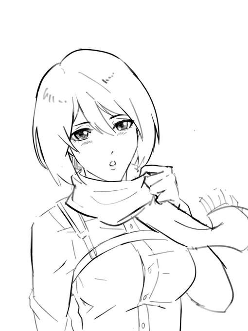 もうすぐ進撃の巨人のFinal seasonだ!
ということて、ミカサのイラスト製作中
#進撃の巨人 