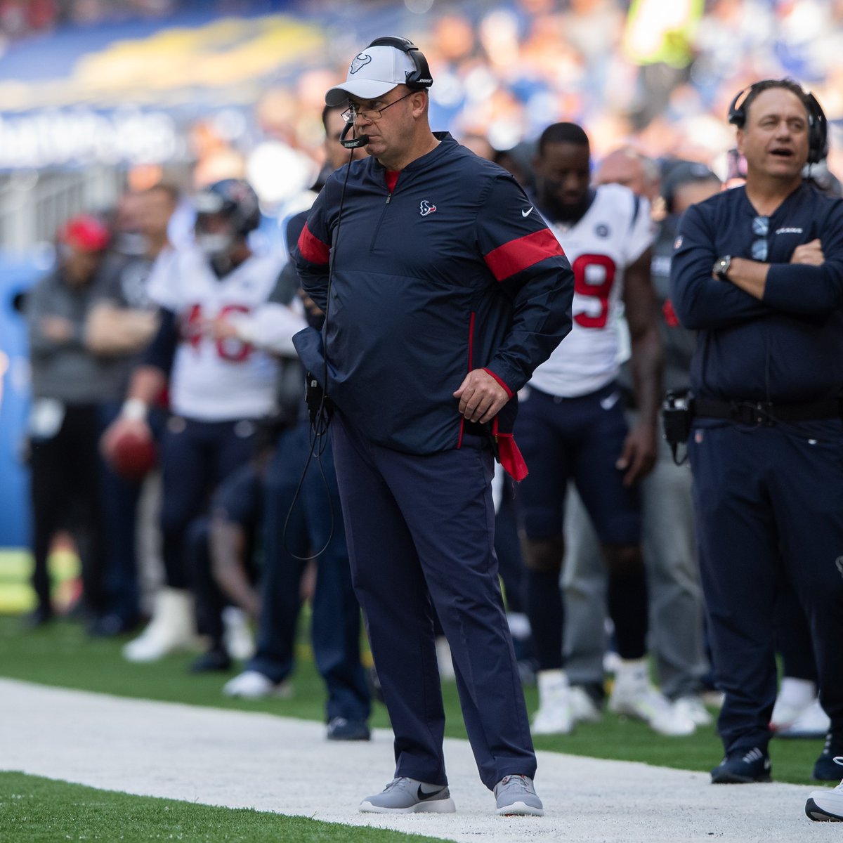 NFLonFOX's tweet image. The #Jaguars plan to interview former #Texans coach Bill O'Brien for their HC next week, per @JohnReid64.