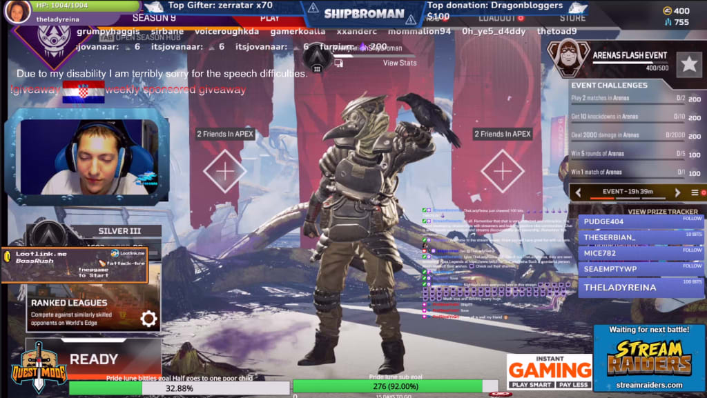 Alen Zlimen aka " #Shipbroman " Growing to be one of the top #Twitch streamers - gcrew.co/70152d Via. vocal.media/gamers/alen-zl…