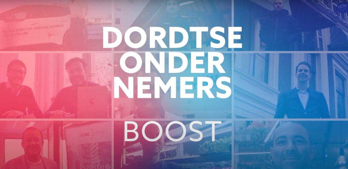 Er is een nieuw Dordtse ondernemers initiatief: Dordtse Ondernemers Boost. Nieuwsgierig? Wil jij ook meedoen?
WeDo it together! Check hier alle informatie:  bit.ly/3eYpfzR
#DordtseOndernemersBoost  #MKBDordrecht #TeamDordtOnderneemt #videoverhalen  #SupportYourLocals