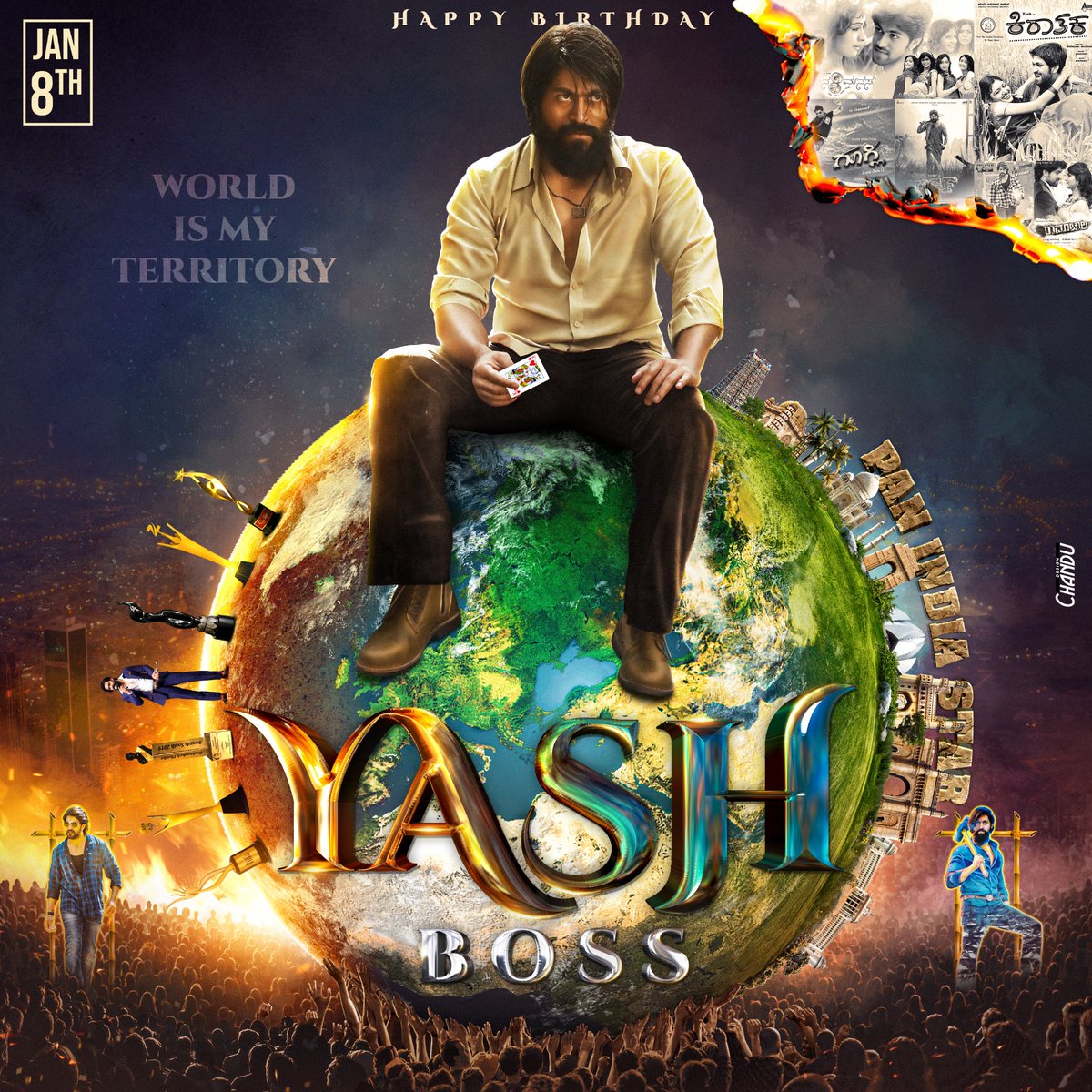 YashTrends's tweet photo. Here's The Yash BOSS Birthday Special CDP😍🔥

Happy Birthday @TheNameIsYash BOSS ♥️

#HBDRockingStarYASH #KGFChapter2 https://t.co/5Mk71qLbcM
