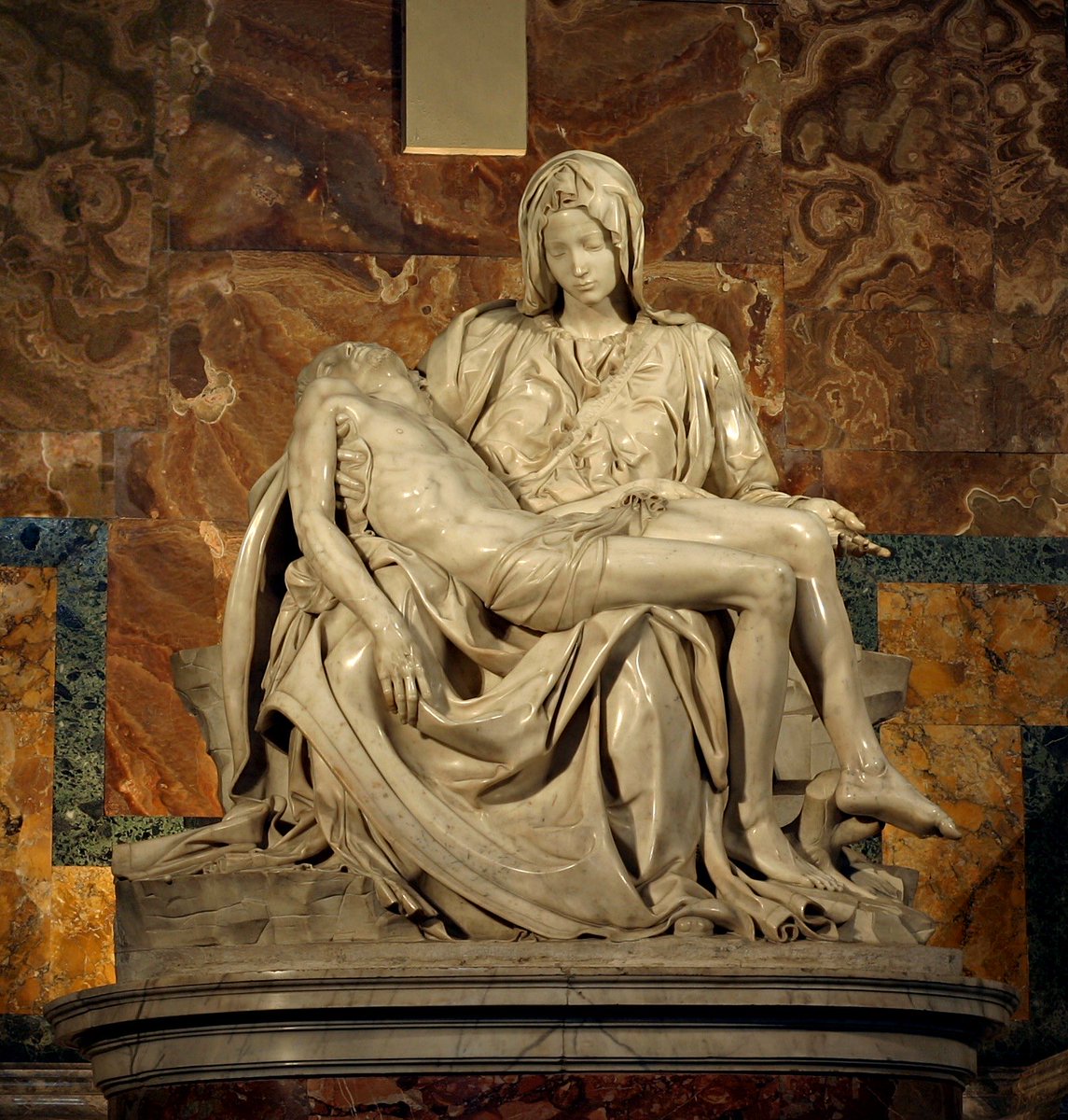 Arteymas_'s tweet photo. Piedad, 1499, Miguel Ángel https://t.co/Kw7cbQKd1r