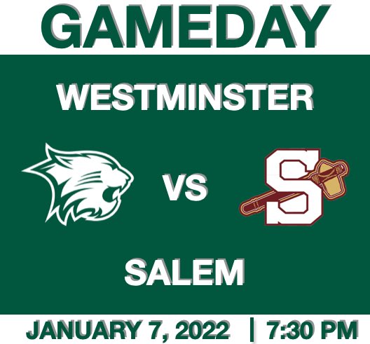 🚨🏀Gameday🏀🚨

📆 TODAY - Jan. 7th
🆚 Salem Seminoles
⏰ 7:30 pm
📍Salem HS

Westminster Varsity Boys Basketball back in action after the Christmas break with a region 5-AAA matchup vs the Seminoles tonight.