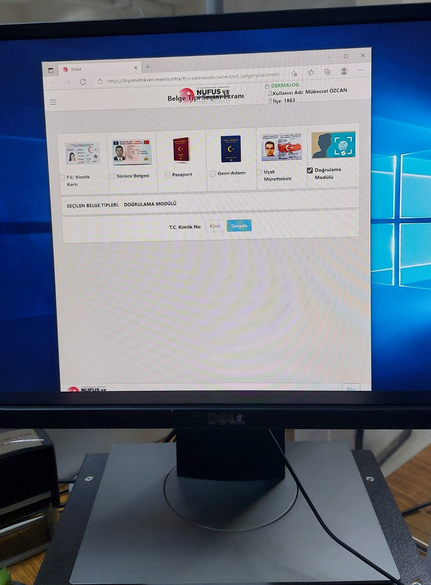 Yerli ve milli kaynaklar kullanılarak gerçekleştirilen Biyometrik Veri Yönetim Sistemi (BVYS) projesi ve Parmak İzi Alım Uygulaması (PİAM) işlemleri kapsamında yeni parmak izi alımı ve doğrulama işlemleri devam etmektedir
<a href="/sefikaygol/">Şefik AYGÖL</a> 
<a href="/Bekirsenturk03/">Bekir Şentürk</a> 
<a href="/IlceKocasinan/">Kocasinan İlçe Nüfus Müdürlüğü</a>