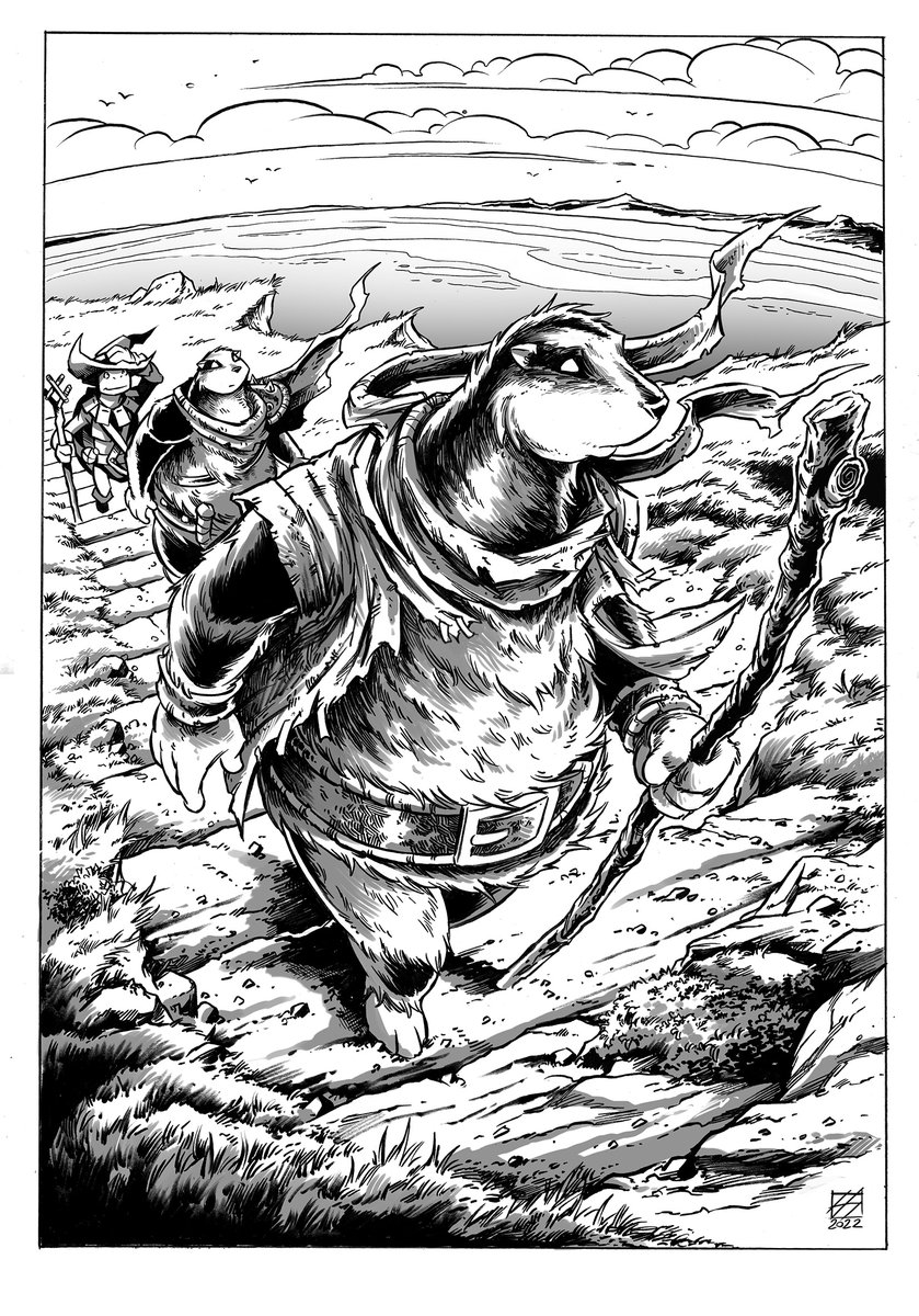 Cor blimey 2021 was a crazy one! 
After a year of BBHB book compiling, Kickstarter planning, post office visiting and general Covid dodging, along with mucho decorating and house moving, I finally got back to my drawing board today to start 2022 with a bit of Badger scribbling :)