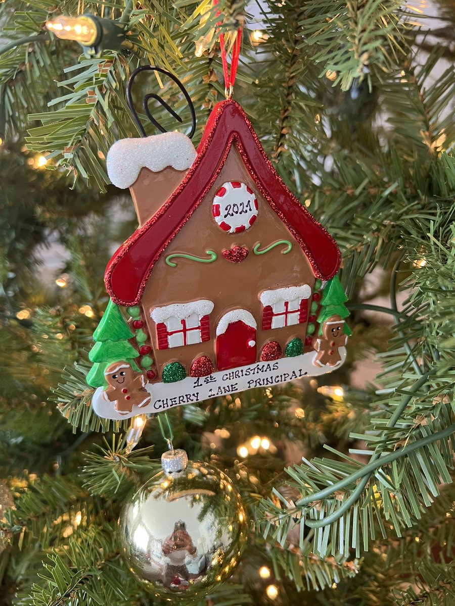 Taking the tree down but loving my favorite ornament on my tree still! ❤️