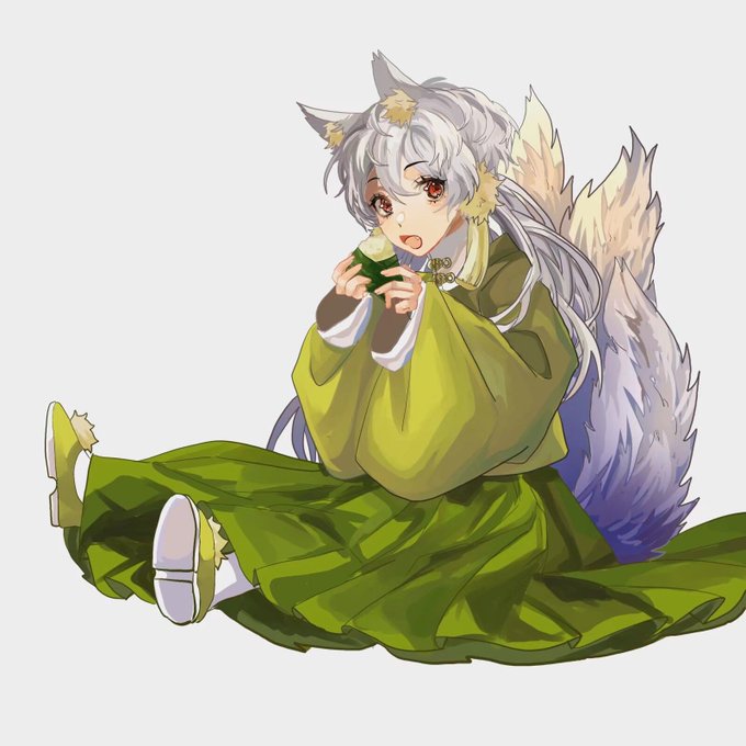 白狐のtwitterイラスト検索結果