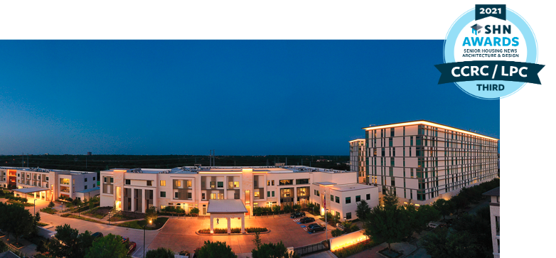 We are pleased to announce that The Legacy Midtown Park placed 3rd in the 2021 Senior Housing News Architecture &amp; Design Awards. SHN recognizes communities that offer cutting-edge design, excellence and innovation in senior living. bit.ly/3JQCkcv_Midtow… #InspiredSeniorLiving