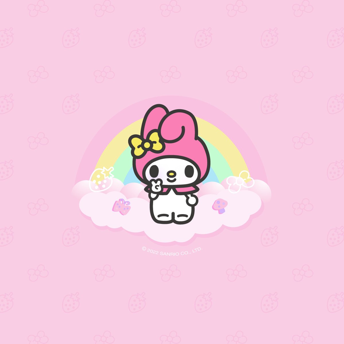 Sanrio on X: Take My Melody on the go with new backgrounds for your  phone!📱💞Download your favorite wallpaper here:    / X