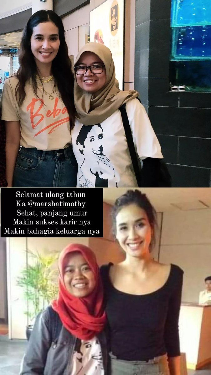 Semoga bisa bertemu kembali secepat nya <a href="/Marshatimothy2/">Marsha timothy</a> selamat ulang tahun ka caca