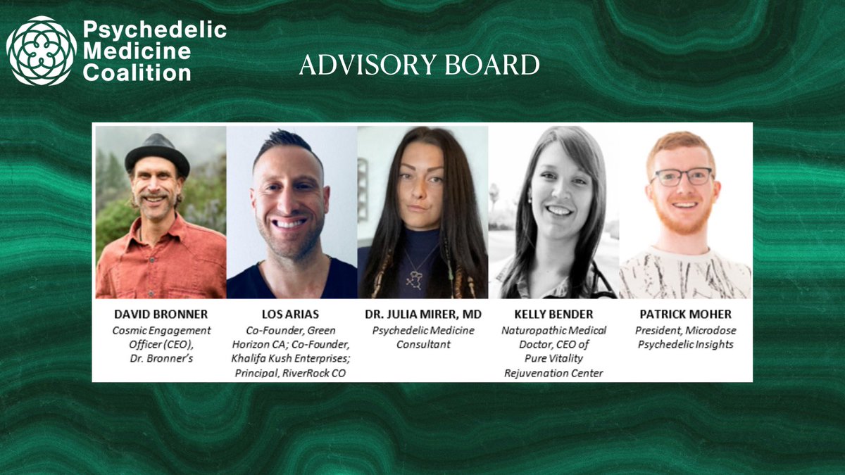 Adding to our full Board announced this AM, PMC is extremely proud to reveal our Advisory Board! Just like our Board, our advisors are leaders from all corners of the psychedelic space, providing their expertise in philanthropy, medicine, business, &amp; law: bit.ly/3n48zeu